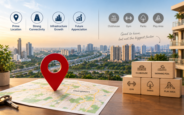 Long Term Property Investment in Gurgaon | Location First