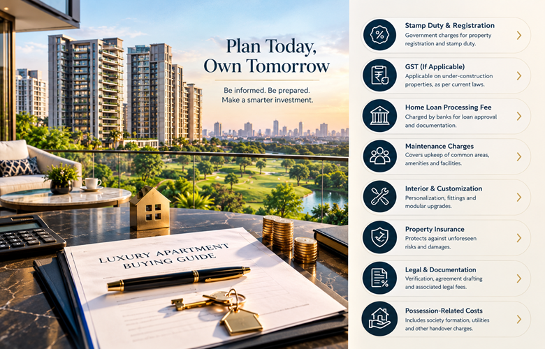 Additional Costs of Buying a Luxury Apartment in Gurgaon